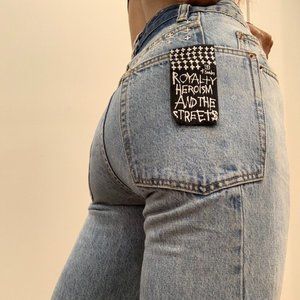Ksubi Blue Playback Straight Leg Jeans
